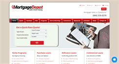 Desktop Screenshot of mortgagedepot.com